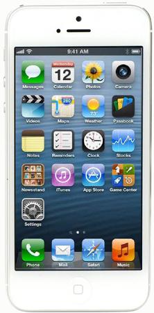 Смартфон Apple iPhone 5 32Gb White & Silver - Еманжелинск